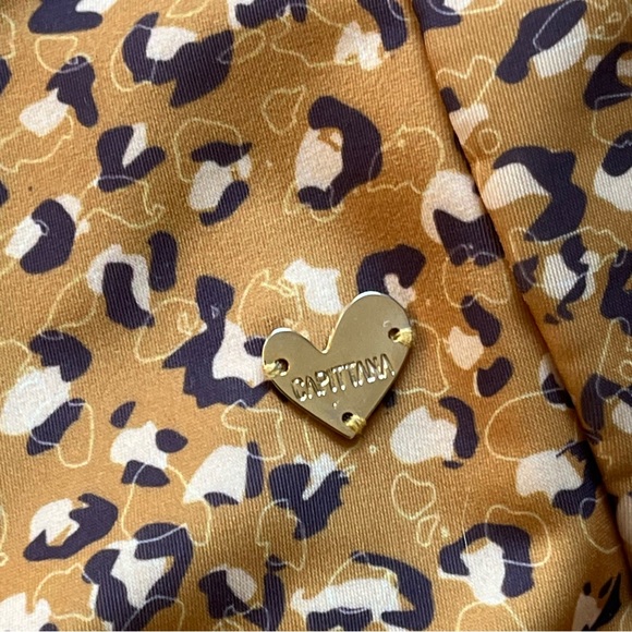 CAPITTANA Kenia Tropical Animal Print One-Piece Bikini Large Swimsuit - Picture 9 of 10